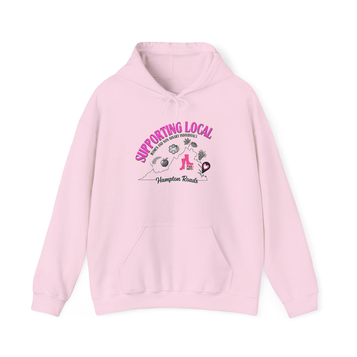 Pink Boots Society Hampton Roads Chapter Hoodie - Pre order