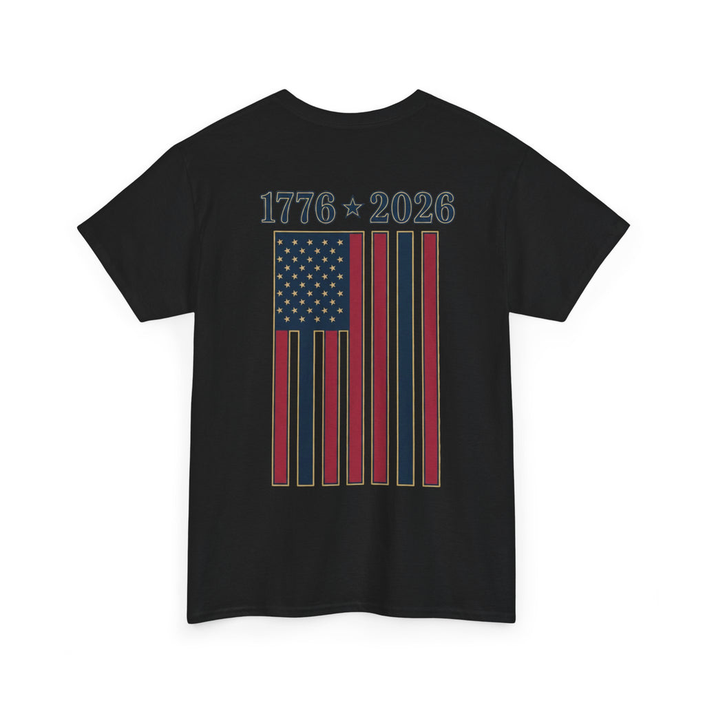 1776–2026 American Flag 250th Anniversary T-Shirt