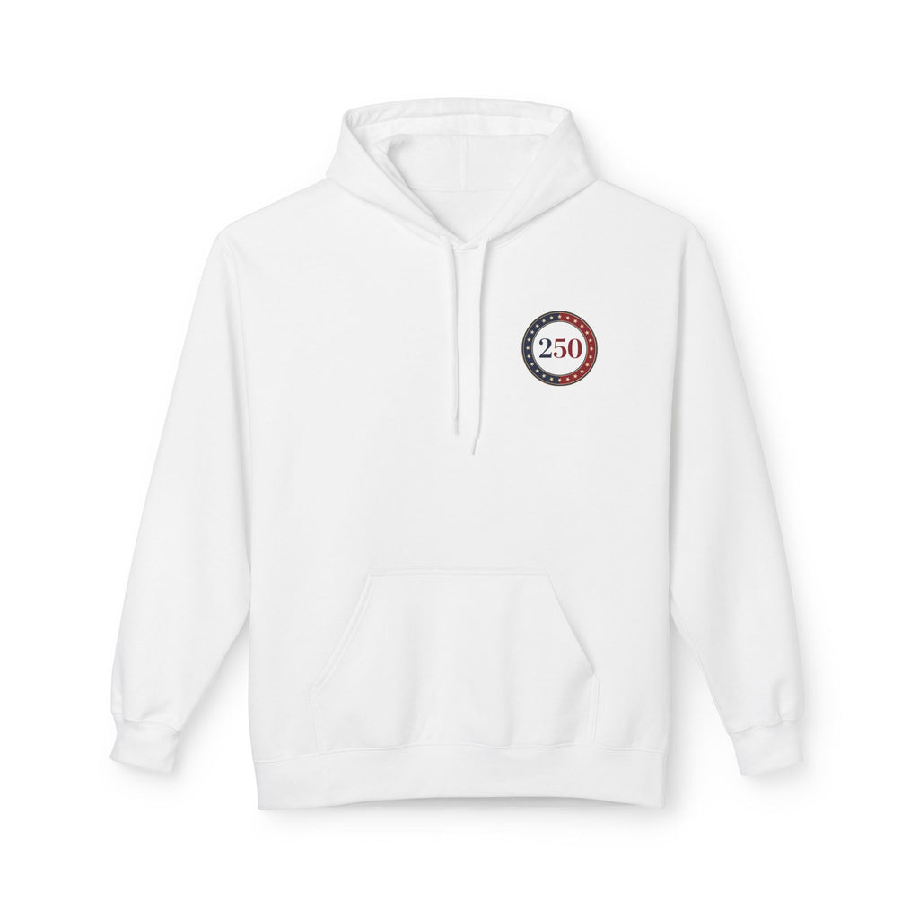 250th Anniversary American Flag Hoodie — 1776–2026 Patriotic USA Sweatshirt