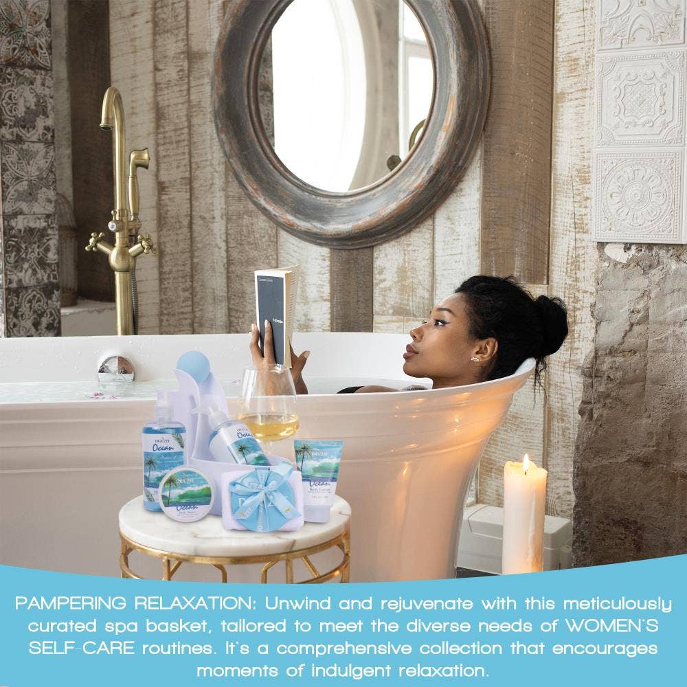 Mothers Day Gift  8 Pc Ocean Spa Set, Gift Set for Women