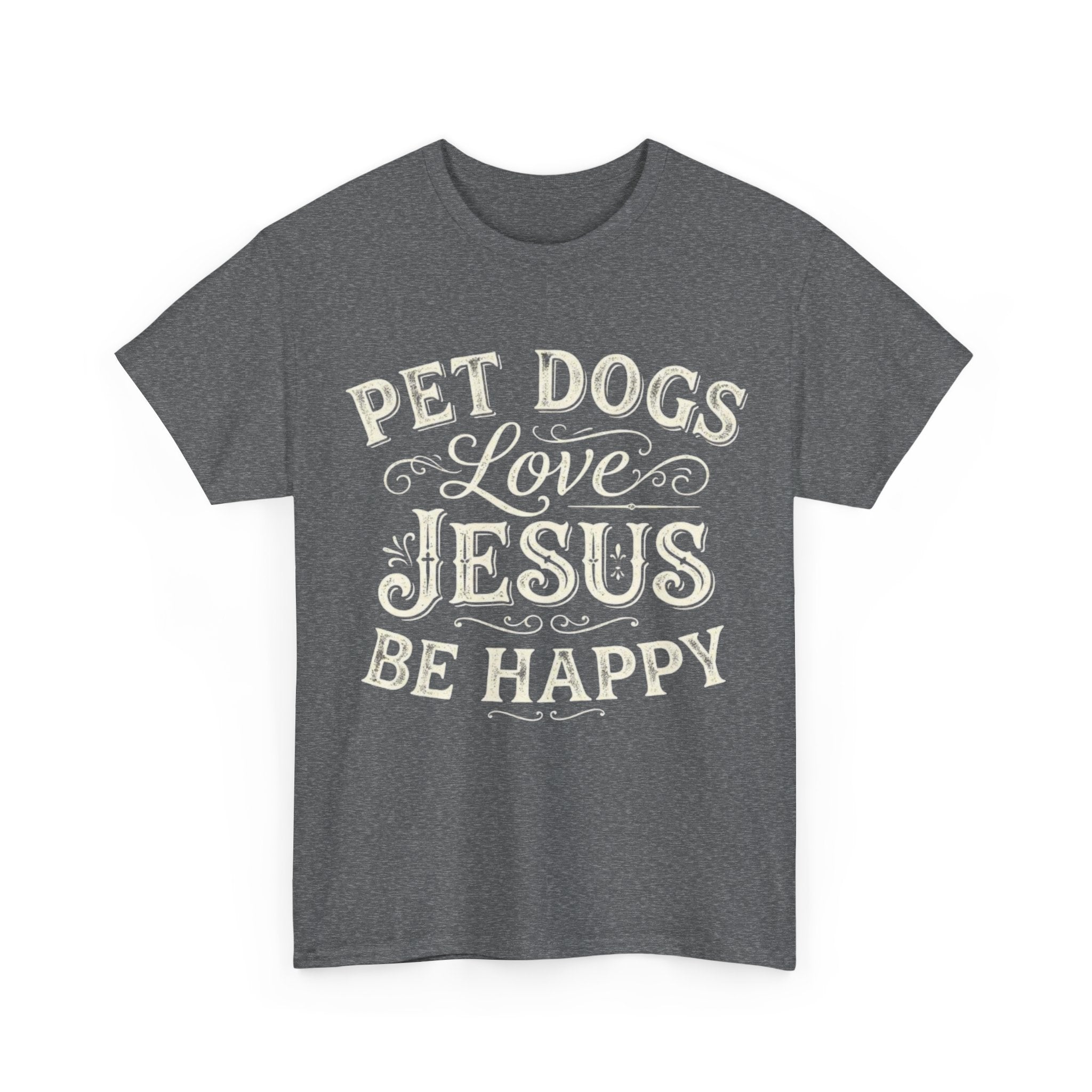 Pet Dogs Love Jesus Tee — Faith & Dog Lover Christian T-Shirt