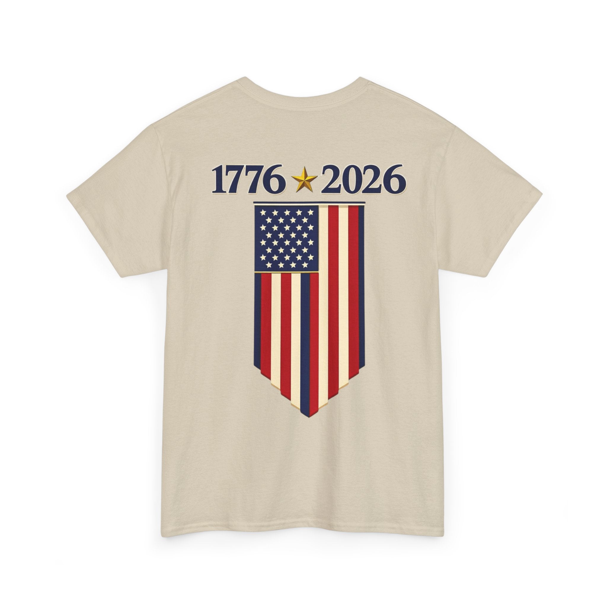 1776–2026 American Flag Anniversary Tee — Patriotic Independence Day Shirt