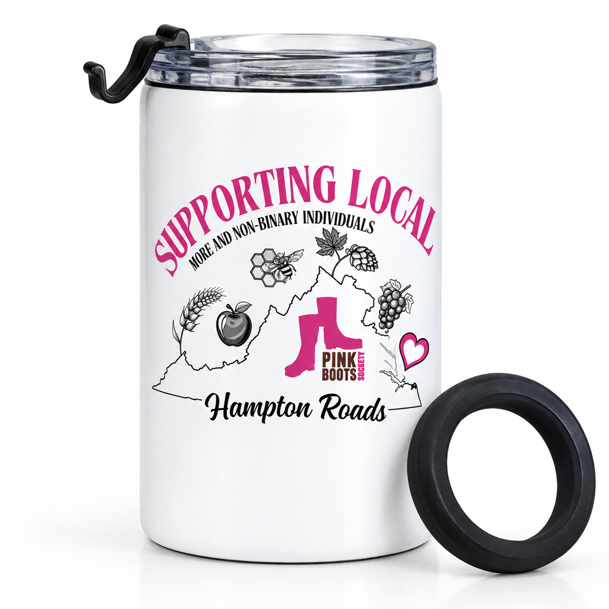 Pink Boots Society Hampton Roads 4-in-1 Insulated Koozie - Pre order