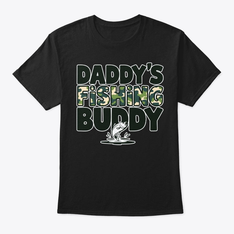 Daddy’s Fishing Buddy Camo T-Shirt – Matching Outdoor Shirt for Kids