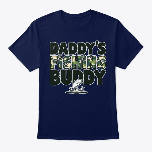 Daddy’s Fishing Buddy Camo T-Shirt – Matching Outdoor Shirt for Kids