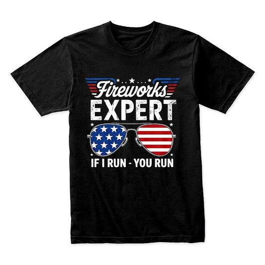Fireworks Expert Funny 4th of July T-Shirt