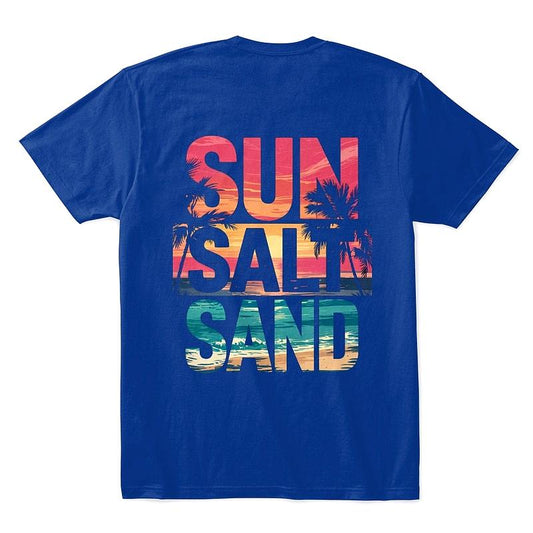 Sun Salt Sand Tropical Sunset T-Shirt – Front & Back Print