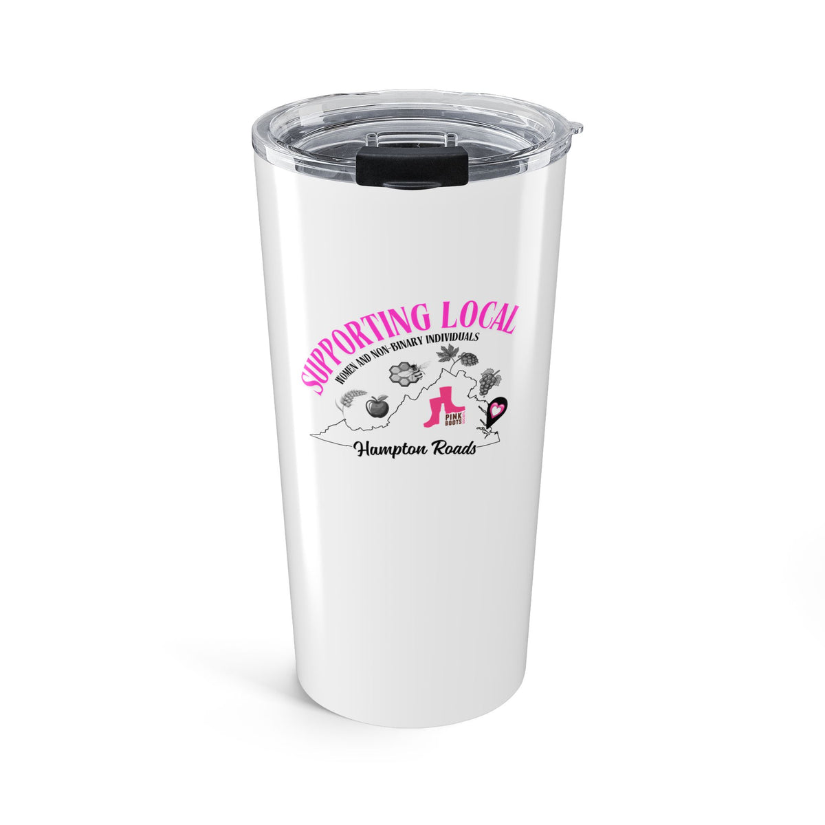 Pink Boots Society Hampton Roads Stainless Steel Tumbler - Pre order