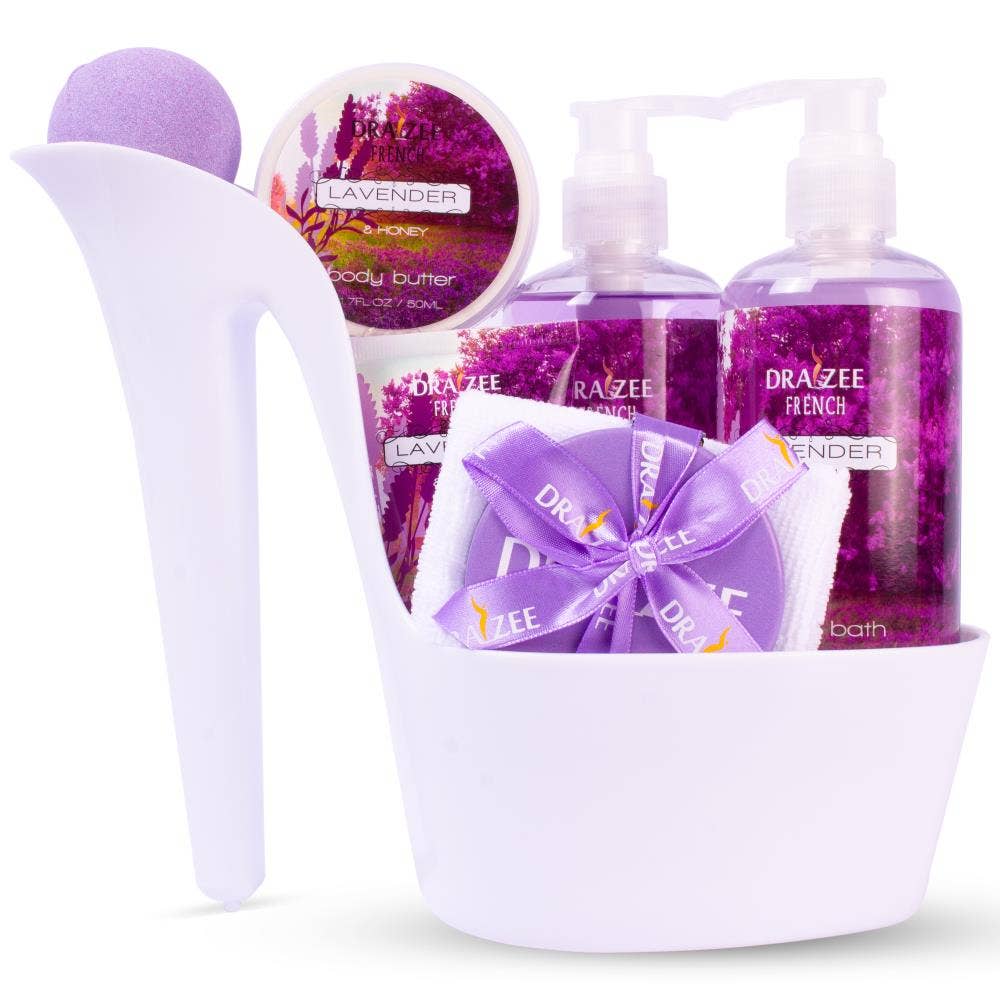 Gift for Mom 8 Pc Lavender Spa Gift Set, Gift Set For Women