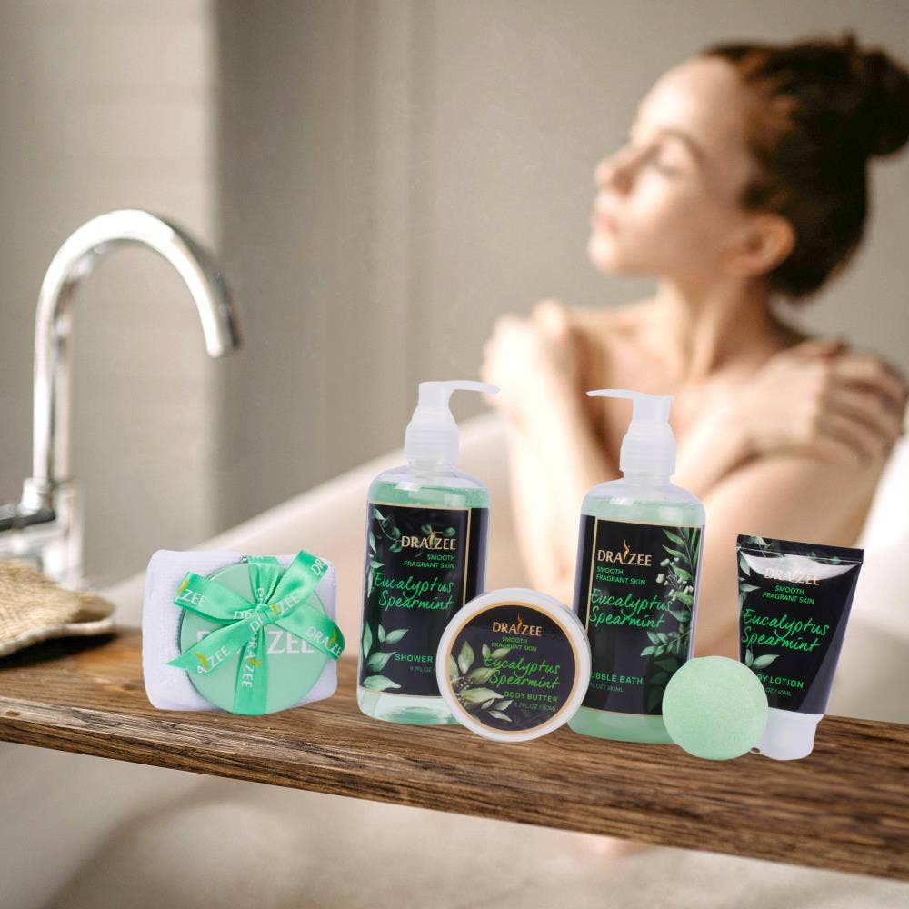 Gift for Mom  8 Pc Eucalyptus Spa Set, Gift Set for Women