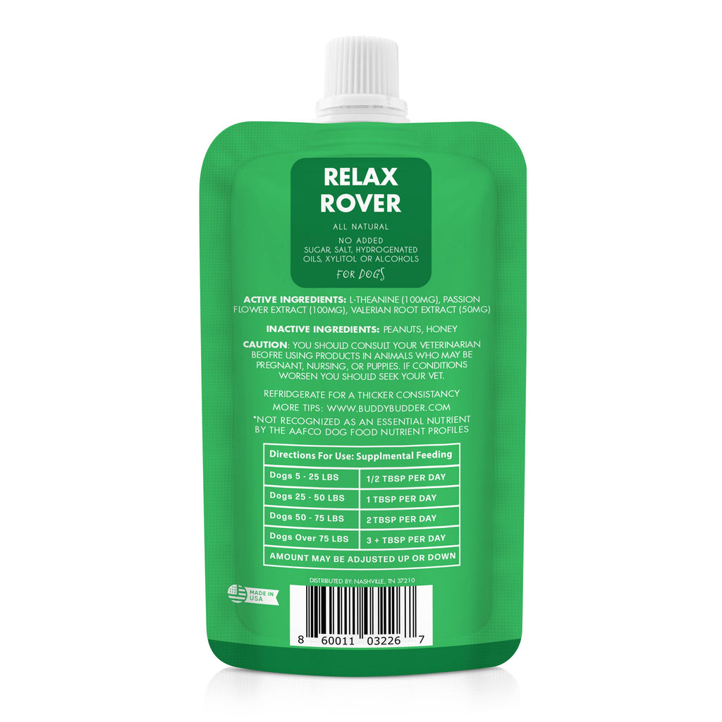 Relax Rover Buddy Budder 1 pack ( 4oz Squeeze Pack) 