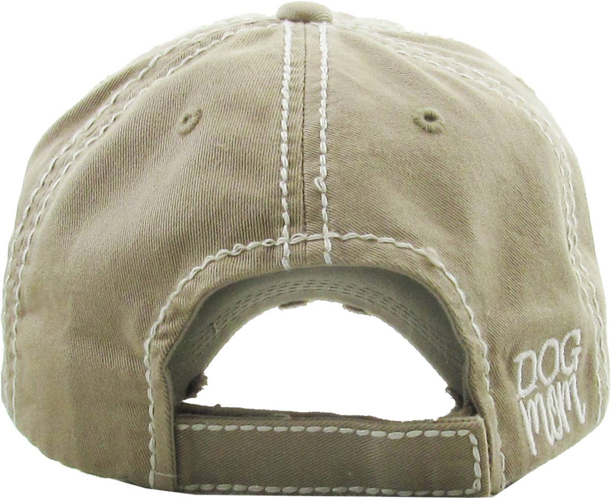 DOG MOM WASHED VINTAGE BALLCAP