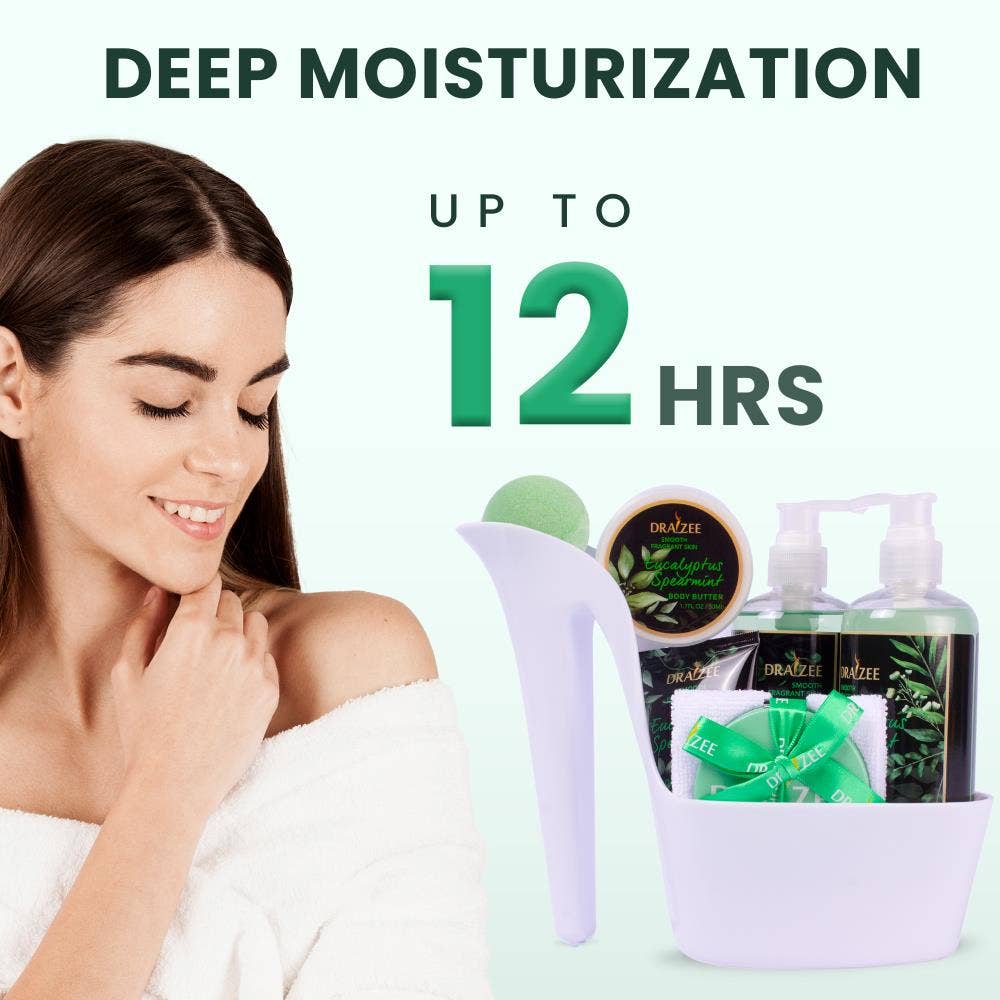 Gift for Mom  8 Pc Eucalyptus Spa Set, Gift Set for Women